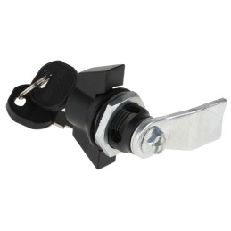 1 pcs - RS PRO Black Metal, Plastic Locking Handle