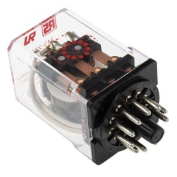 1 pcs - RS PRO Plug In Power Relay, 115V ac Coil, 10A Switching Current, 3PDT