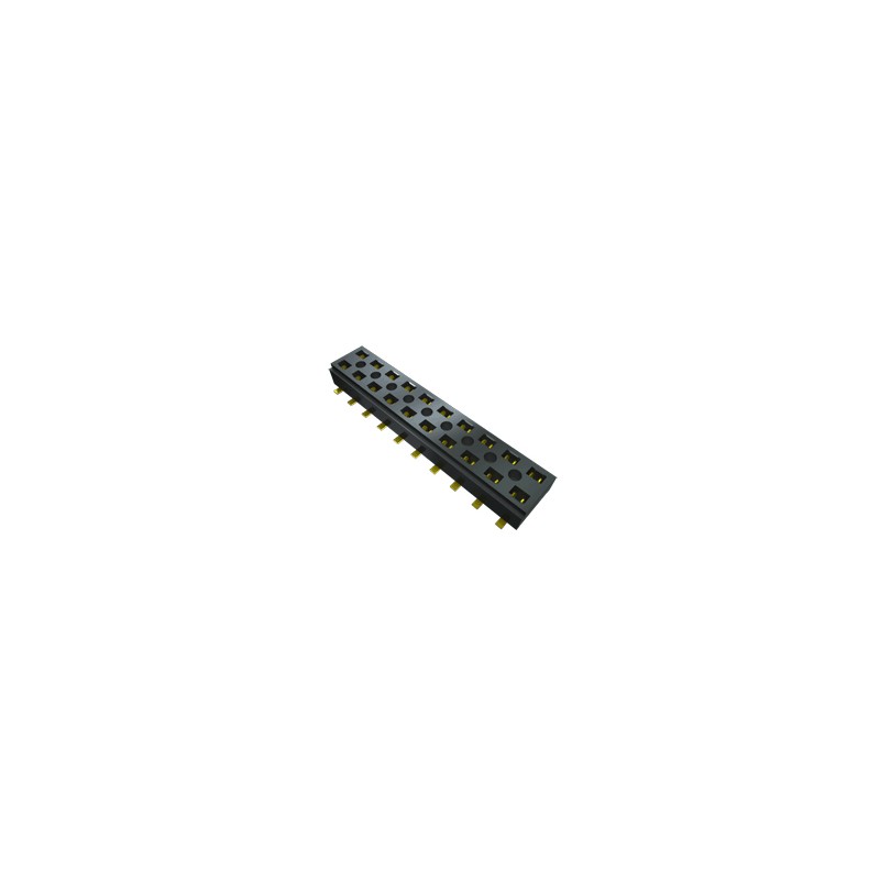 1 pcs - Samtec CLT Series Straight Surface Mount PCB Socket, 14-Contact, 2-Row, 2mm Pitch, Solder Termination