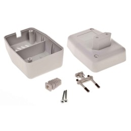 1 pcs - RS PRO Light Grey Polycarbonate Enclosure, IP20, 89 x 65 x 57mm