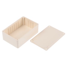 1 pcs - CAMDENBOSS 2000 Series Beige ABS Enclosure, IP54, Beige Lid, 75 x 50 x 27mm