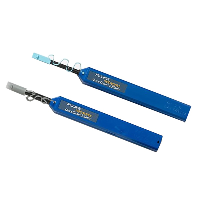 1 Box of 5 - Fluke Networks Quick Clean Cleaner Solution for 1.5mm Connectors, QuickClean-1.25-5P