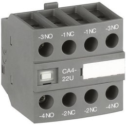 1 pcs - ABB Auxiliary Contact, 4 Contact, 2NC + 2NO, Front Mount