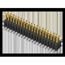 1 pcs - Samtec FTSH Series Straight Through Hole Pin Header, 34 Contact(s), 1.27mm Pitch, 2 Row(s), Unshrouded