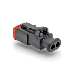 500 pcs - Amphenol Industrial, AT Automotive Connector Plug 2 Way, Crimp Termination
