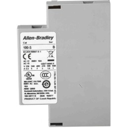 1 pcs - Allen Bradley Auxiliary Contact, 2 Contact, 1NC + 1NO, Side Mount