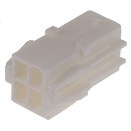 5 pcs - JST, HLR Female Connector Housing, 3.96mm Pitch, 4 Way, 2 Row