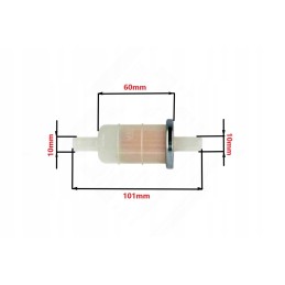 Paper fuel filter 10mm Honda Yamaha