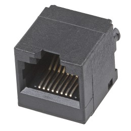 1 pcs - Bel-Stewart SS-65 Series Female RJ45 Connector, PCB Mount, Cat4, UTP Shield