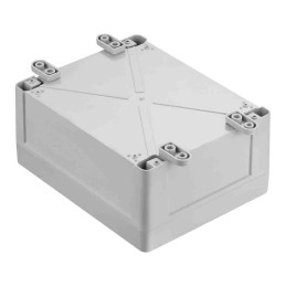 1 pcs - RS PRO ABS, 8mm H, 20mm W, 40mm L for Use with Hermetic Enclosures