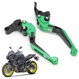 Clutch and brake levers of a motorcycle