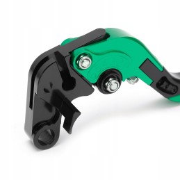 Clutch and brake levers of a motorcycle