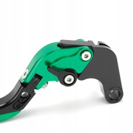 Clutch and brake levers of a motorcycle