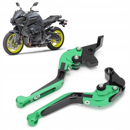 Clutch and brake levers of a motorcycle