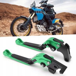 Clutch and brake levers of a motorcycle