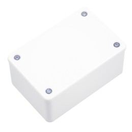 1 pcs - RS PRO White ABS General Purpose Enclosure, IP54, White Lid, 85 x 56 x 40mm