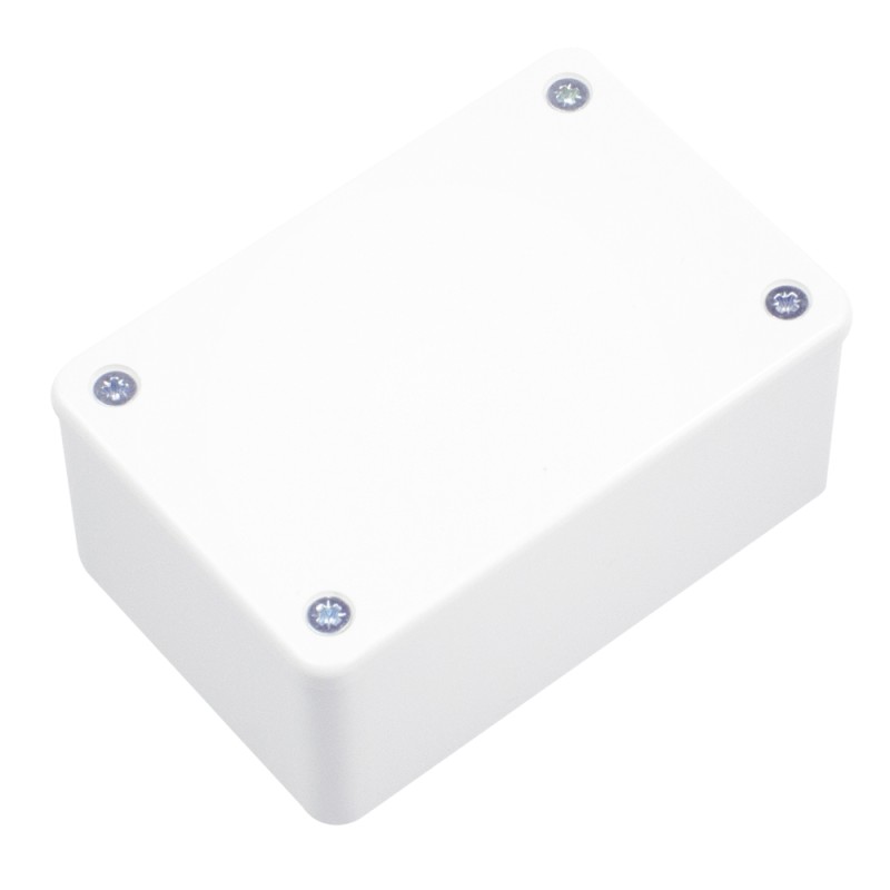 1 pcs - RS PRO White ABS General Purpose Enclosure, IP54, White Lid, 85 x 56 x 40mm