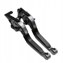 The brake lever is clutched with a red lever