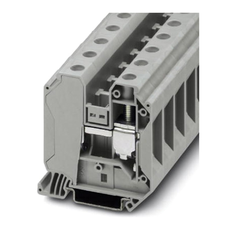 1 Box of 50 - Phoenix Contact UT 35 RD Series Red Feed Through Terminal Block, Single-Level, Screw Termination