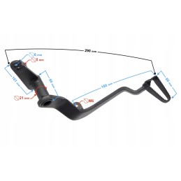 Foot brake lever moped 50cm3 barton fr 2 moretti