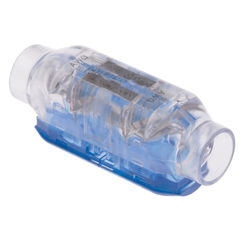 1 pcs - TE Connectivity In Line Splice Connector, Clear, Insulated Maximum of 0.75 mm², Maximum of 18 AWG