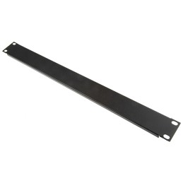 1 pcs - RS PRO Black Steel Blanking Panel, 1U, 483 x 9mm