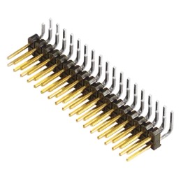 1 pcs - Samtec TSW Series Right Angle Through Hole Pin Header, 36 Contact(s), 2.54mm Pitch, 2 Row(s), Unshrouded