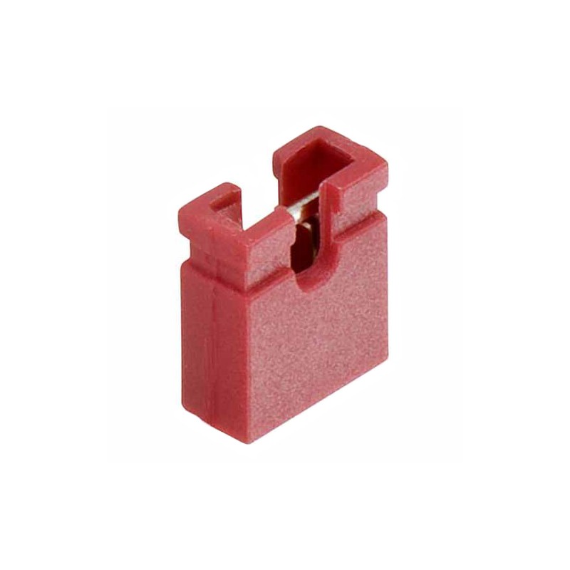 5000 pcs - HARWIN, M7581 Jumper Female Straight Red Jumper Socket 2 Way 1 Row 2.54mm Pitch