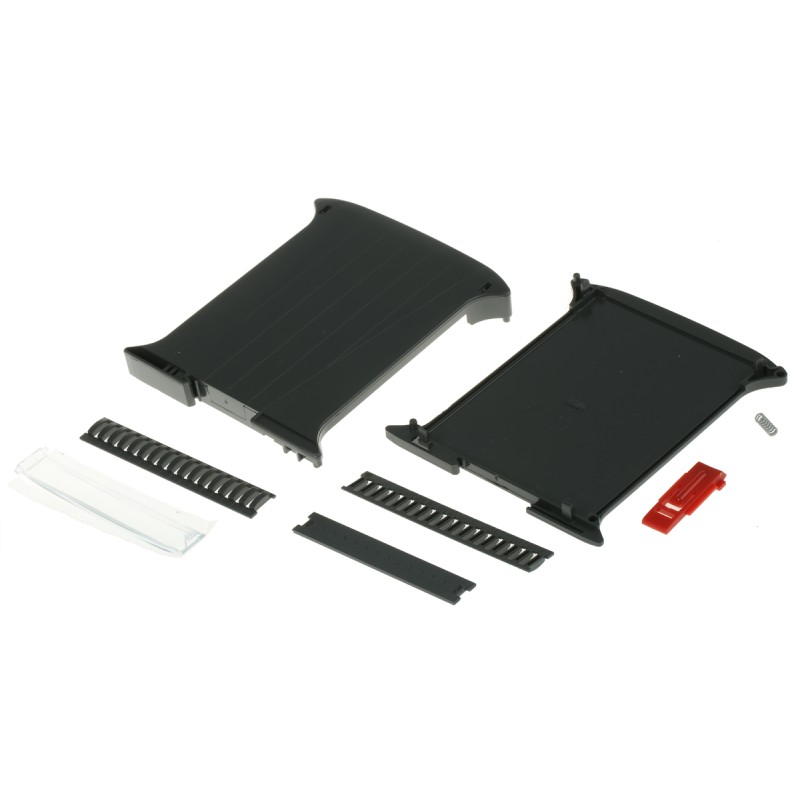 1 pcs - Italtronic Railbox Enclosure Type Railbox Series , 101 x 17.5 x 120mm, ABS, Polycarbonate DIN Rail Enclosure