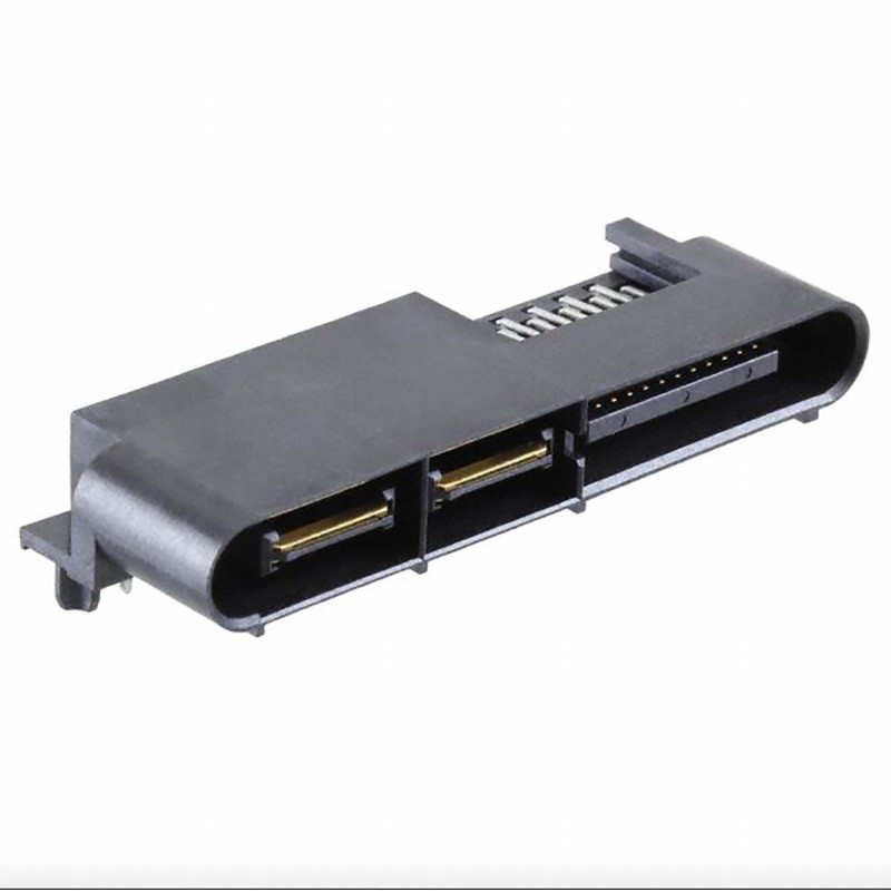 1 pcs - Samtec LPHT Series Right Angle Surface Mount PCB Socket, 24-Contact, 7-Row, 1.27mm Pitch, Solder Termination