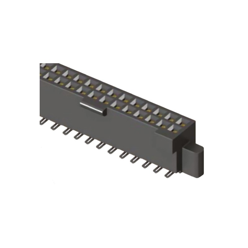 1 pcs - Samtec SFML Series Straight Surface Mount PCB Socket, 50-Contact, 2-Row, 1.27mm Pitch, Solder Termination