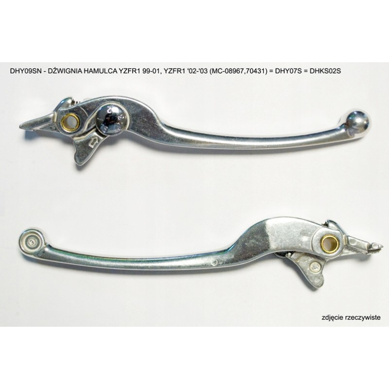 Brake lever yamaha yzfr1 98 01 kawasaki z750 800 07 14 mc 08967 70431