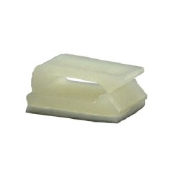 1 Bag of 100 - RS PRO Natural Nylon Cable Clip, 2.8mm Max. Bundle