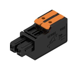 6 pcs - Weidmuller Female PCB Connector Housing, 5mm Pitch, 2 Way, 1 Row