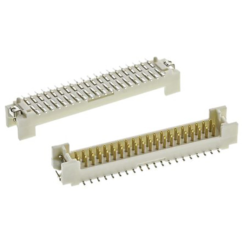 6 pcs - Hirose DF13 Series Straight Surface Mount PCB Header, 40 Contact(s), 1.25mm Pitch, 2 Row(s), Shrouded