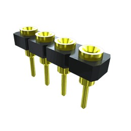 1 pcs - Samtec SL Series Straight Through Hole Mount PCB Socket, 32-Contact, 1-Row, 2.54mm Pitch, Screw, Solder Termination