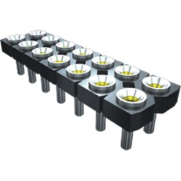 1 pcs - Samtec SDL Series Straight Through Hole Mount PCB Socket, 20-Contact, 2-Row, 2.54mm Pitch, Solder Termination