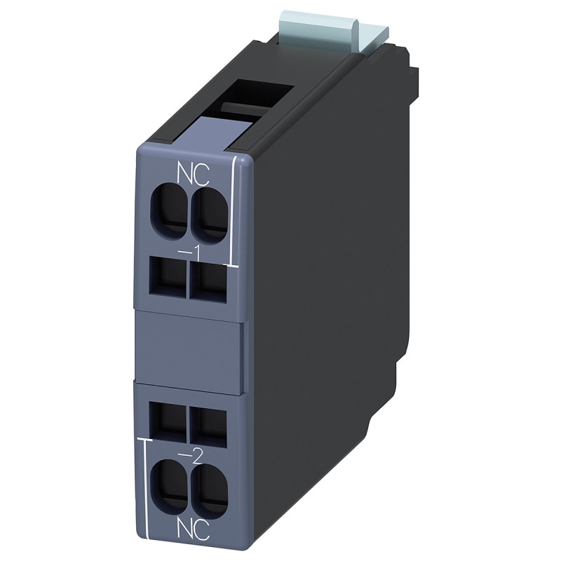 1 pcs - Siemens Auxiliary Contact, 1 Contact, 1NC, Snap-On, Sirius Classic