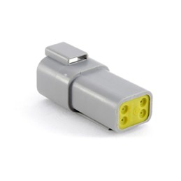 600 pcs - Amphenol Industrial, AT Automotive Connector Socket 4 Way, Crimp Termination