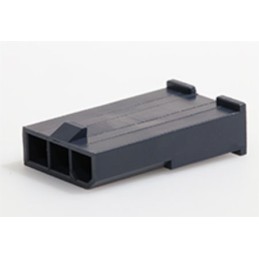 6000 pcs - Molex Mini-Fit Jr. Series Horizontal Through Hole PCB Header, 3 Contact(s), 4.2mm Pitch, 1 Row(s), Shrouded