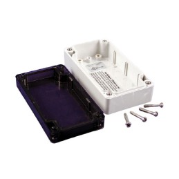 1 pcs - Hammond 1554 Series Polycarbonate Enclosure, IP68, 4.7 x 2.6 x 1.6in