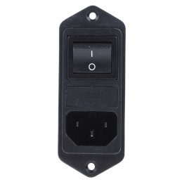 40 pcs - Schaffner 6A, 250 V ac Male Panel Mount IEC Filter 2 Pole FN282-6-06, Faston 2 Fuse