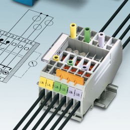 1 Box of 50 - Phoenix Contact URTK 6 Series Grey Test Disconnect Terminal Block, 0.5 - 10mm², Single-Level, Screw Termination