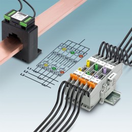 1 Box of 50 - Phoenix Contact URTK 6 Series Grey Test Disconnect Terminal Block, 0.5 - 10mm², Single-Level, Screw Termination