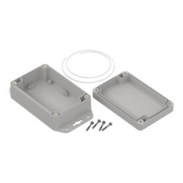 1 pcs - RS PRO Light Grey Polycarbonate Enclosure, IP65, Light Grey Lid, 121.4 x 81.6 x 45.2mm