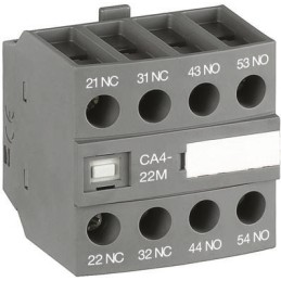 1 pcs - ABB Auxiliary Contact, 4 Contact, 4NC, Front Mount