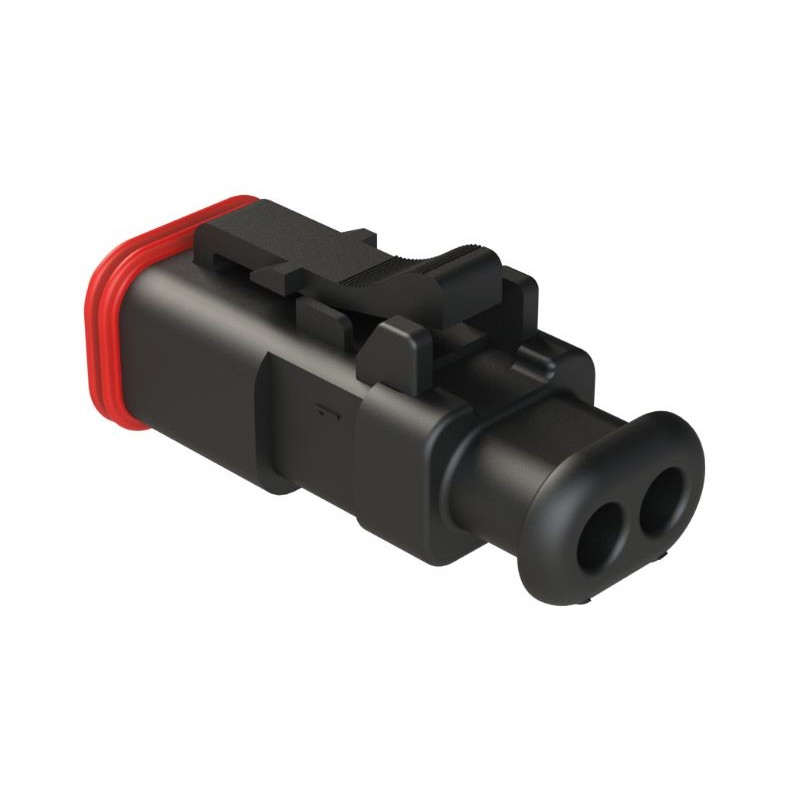 700 pcs - Amphenol Industrial, AT Cable connector Socket 2 Way, Crimp Termination