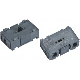 1 pcs - ABB Auxiliary Contact, 1 Contact, 1NC, Snap-On