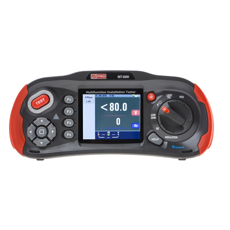 1 pcs - RS PRO MT-6600 Multifunction Tester, 1000V , Earth Resistance Measurement With Bluetooth, WiFi