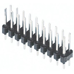 400 pcs - TE Connectivity AMPMODU MOD II Series Straight Through Hole Pin Header, 20 Contact(s), 2.54mm Pitch, 2 Row(s),